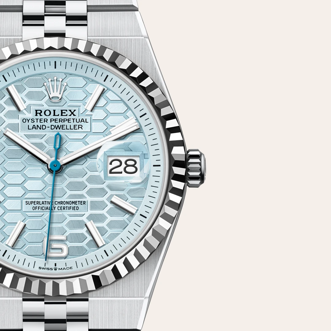 Rolex Land-Dweller 36 en Platine M127236-0001 chez Hardy