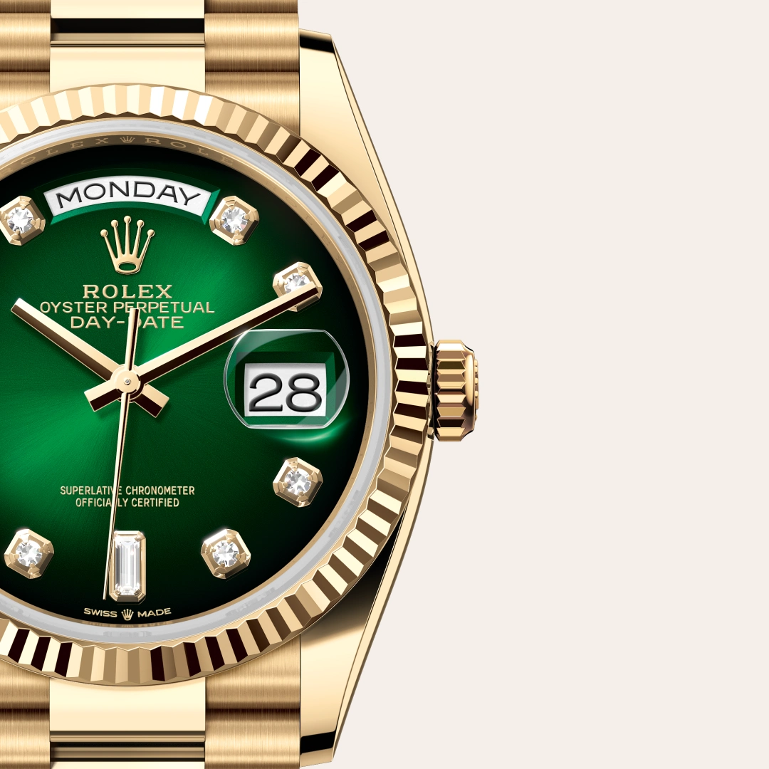 Rolex Day-Date 36 en Or jaune 18 ct M128238-0069 chez Bijouterie Mornier