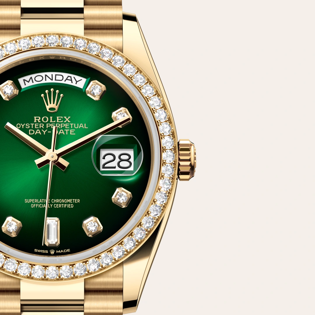 Rolex Day-Date 36 en Or jaune 18 ct M128348RBR-0035 chez Maison Prieur