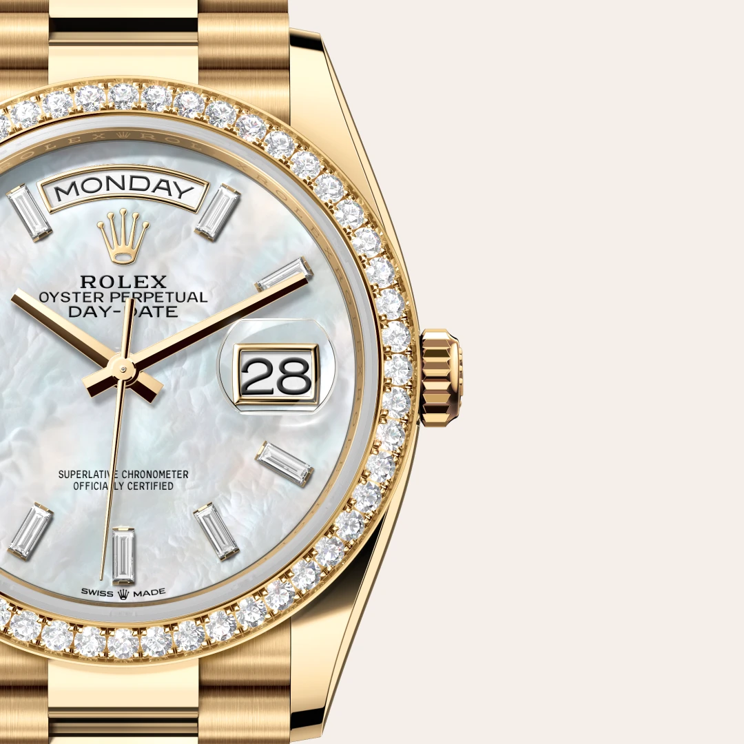 Rolex Day-Date 36 en Or jaune 18 ct M128348RBR-0070 chez Dubail