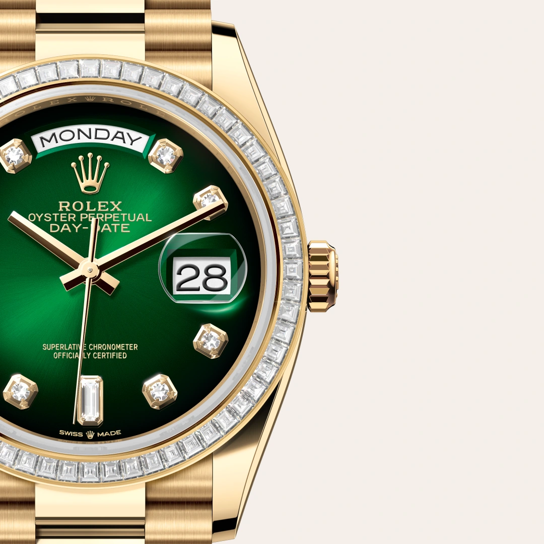 Rolex Day-Date 36 en Or jaune 18 ct M128398TBR-0008 chez Dubail