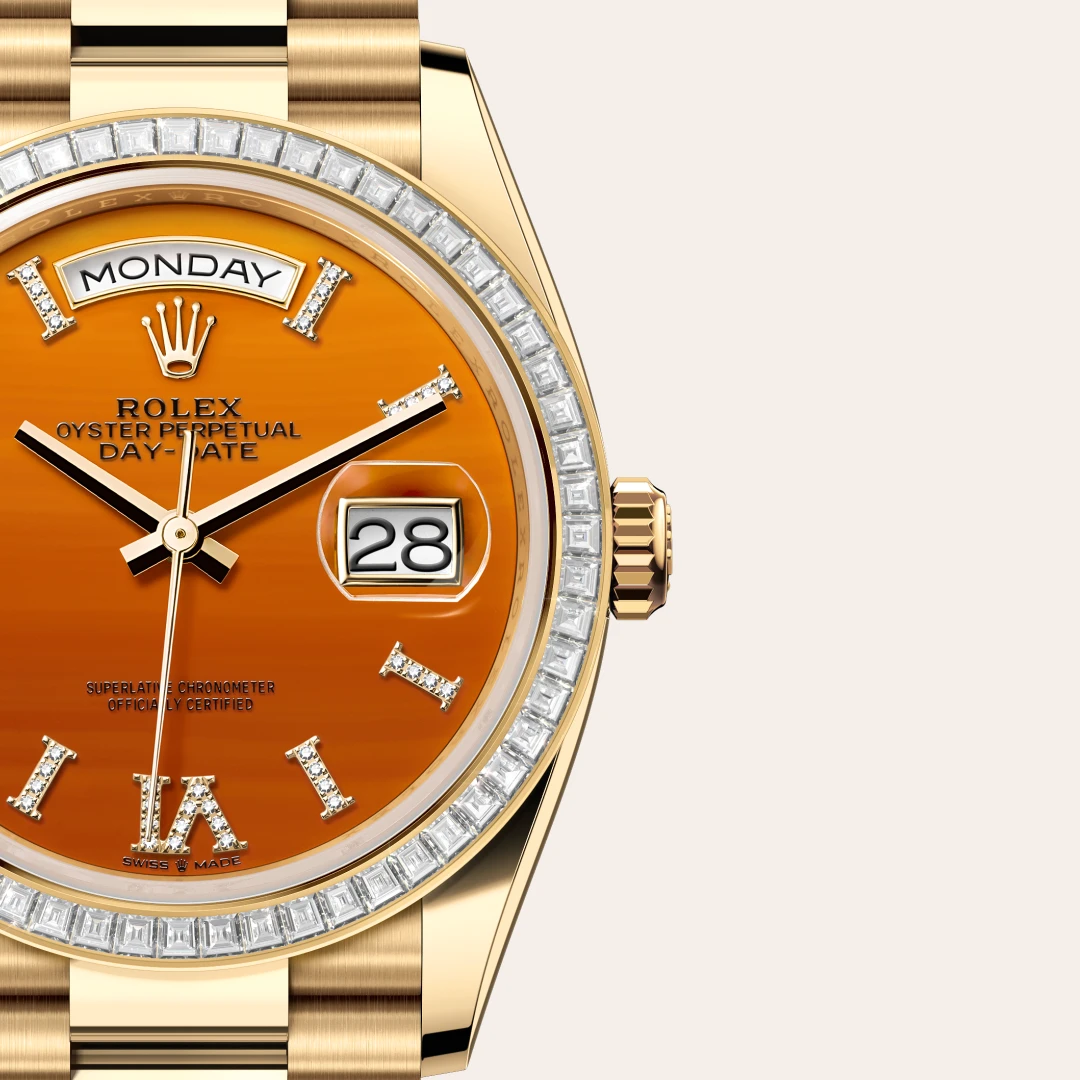 Rolex Day-Date 36 en Or jaune 18 ct M128398TBR-0018 chez Dubail