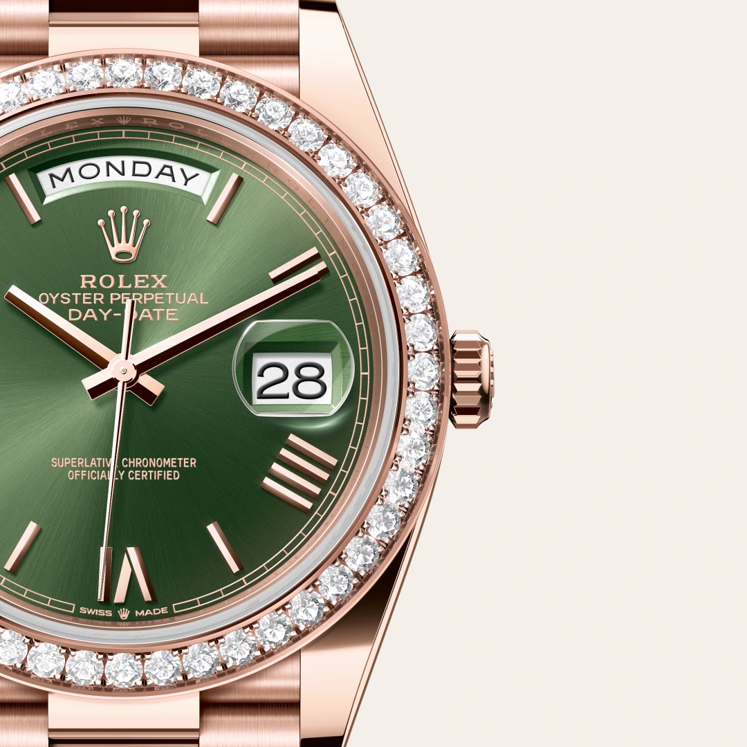 Rolex Day-Date 40 en Or Everose 18 ct M228345RBR-0011 chez Raynal