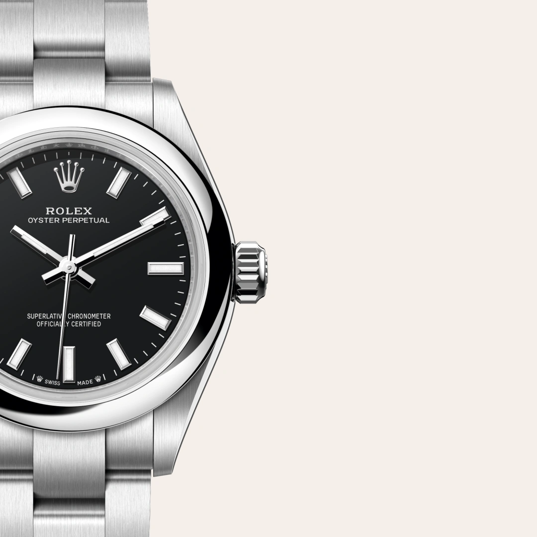 Rolex Oyster Perpetual 28 en Acier Oystersteel M276200-0010 chez Dubail
