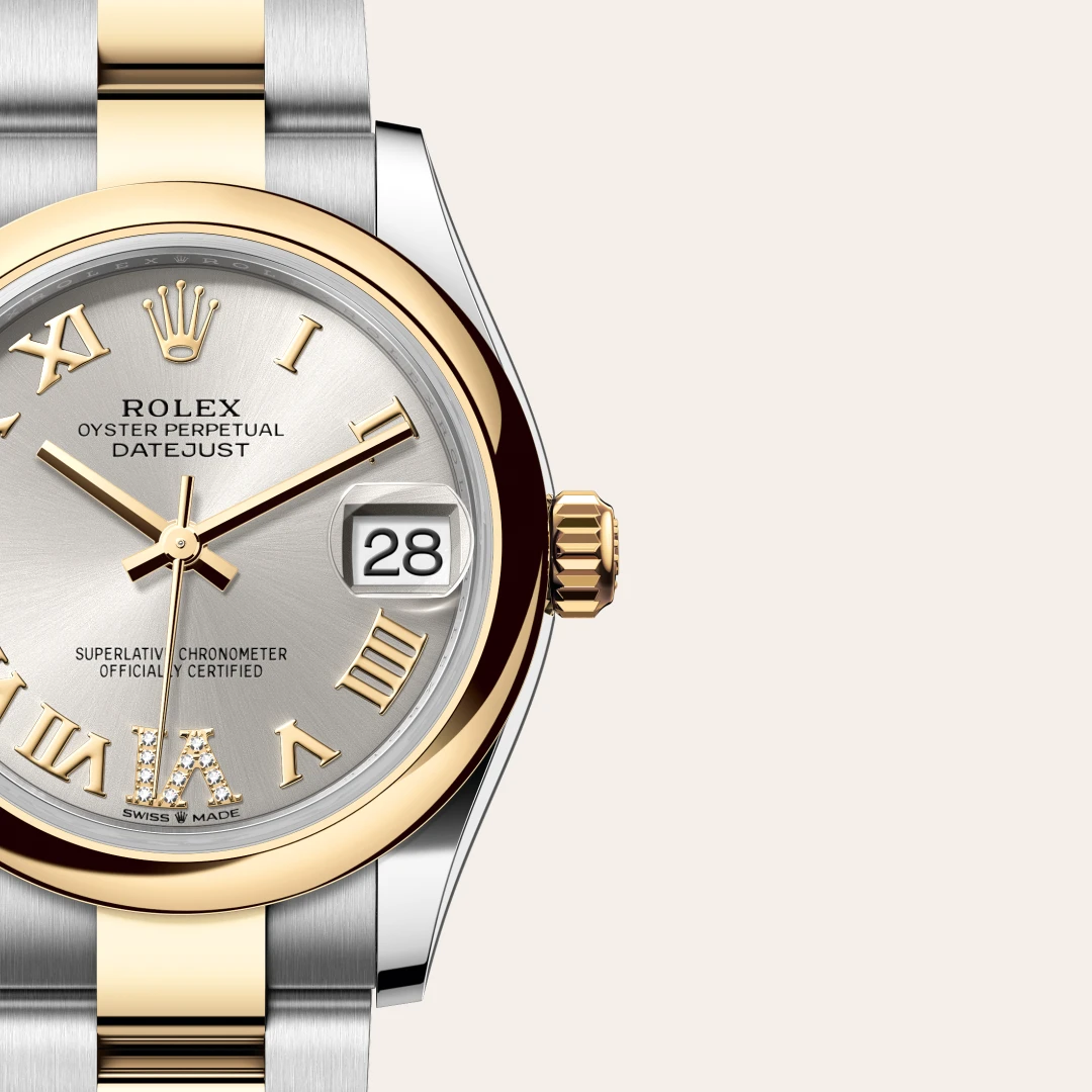 Rolex Datejust 31 in Yellow Rolesor - combination of Oystersteel and yellow gold M278243-0003 at Dubail
