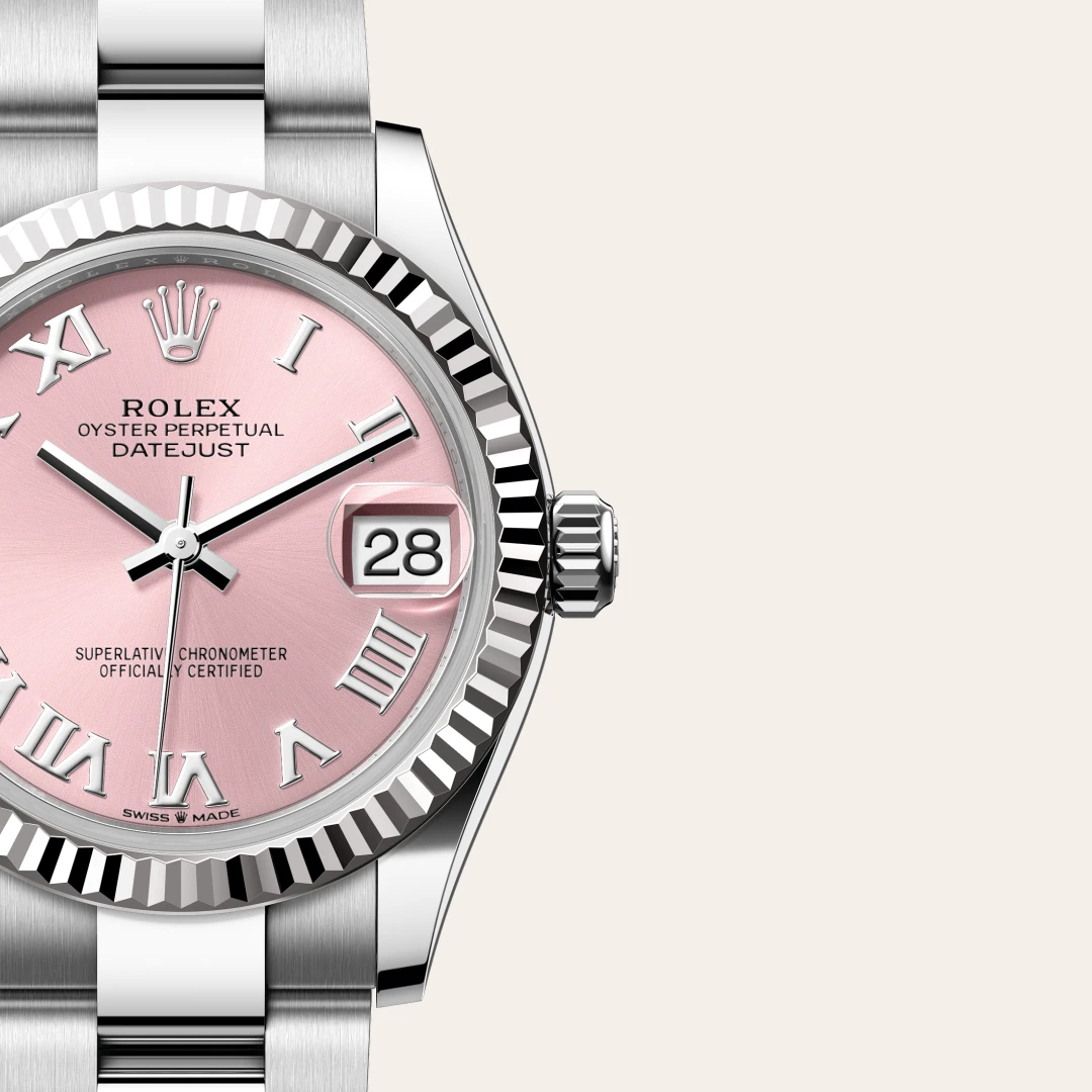 Rolex Datejust 31 en Rolesor gris – combinaison d’acier Oystersteel et d’or gris M278274-0019 chez Dubail