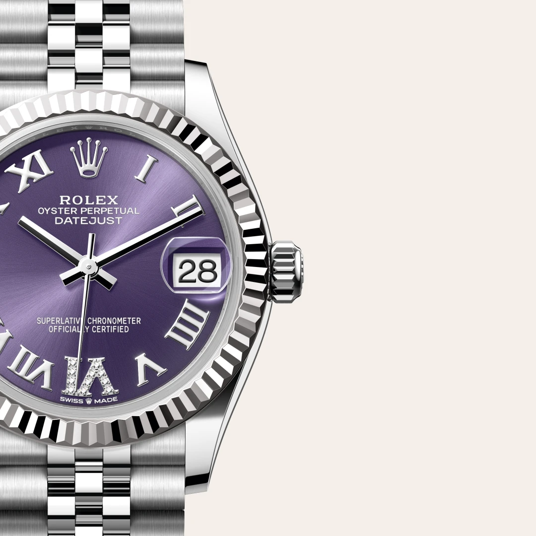 Rolex Datejust 31 en Rolesor gris – combinaison d’acier Oystersteel et d’or gris M278274-0026 chez Raynal