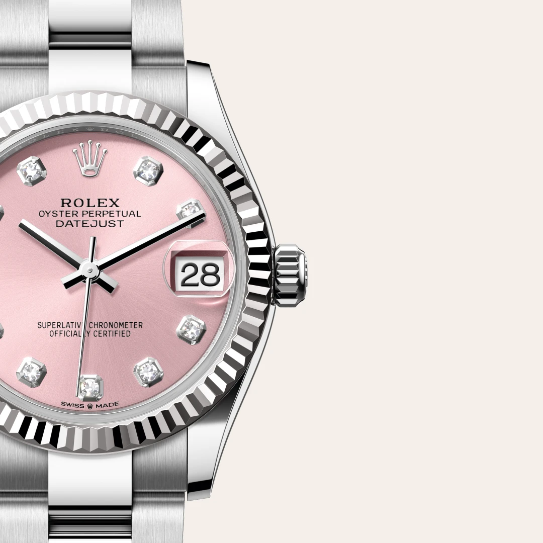 Rolex Datejust 31 en Rolesor gris – combinaison d’acier Oystersteel et d’or gris M278274-0031 chez Veron Roques