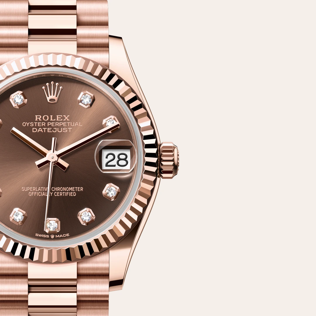 Rolex Datejust 31 en Or Everose 18 ct M278275-0010 chez Bijouterie Mornier