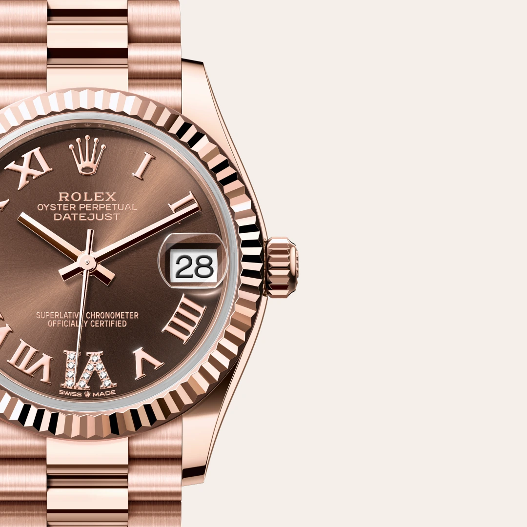Rolex Datejust 31 en Or Everose 18 ct M278275-0025 chez Maison Prieur