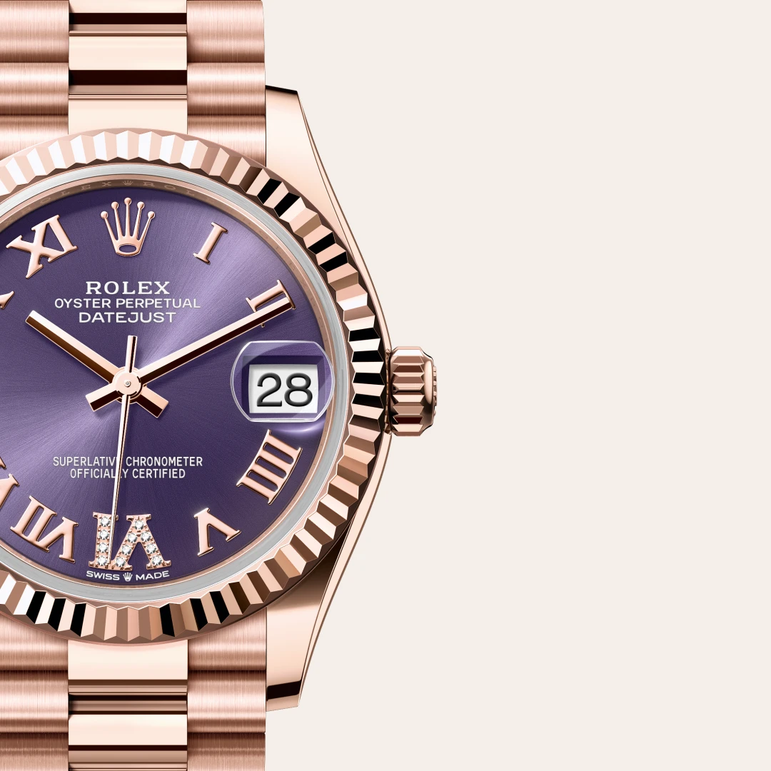 Rolex Datejust 31 en Or Everose 18 ct M278275-0029 chez Raynal