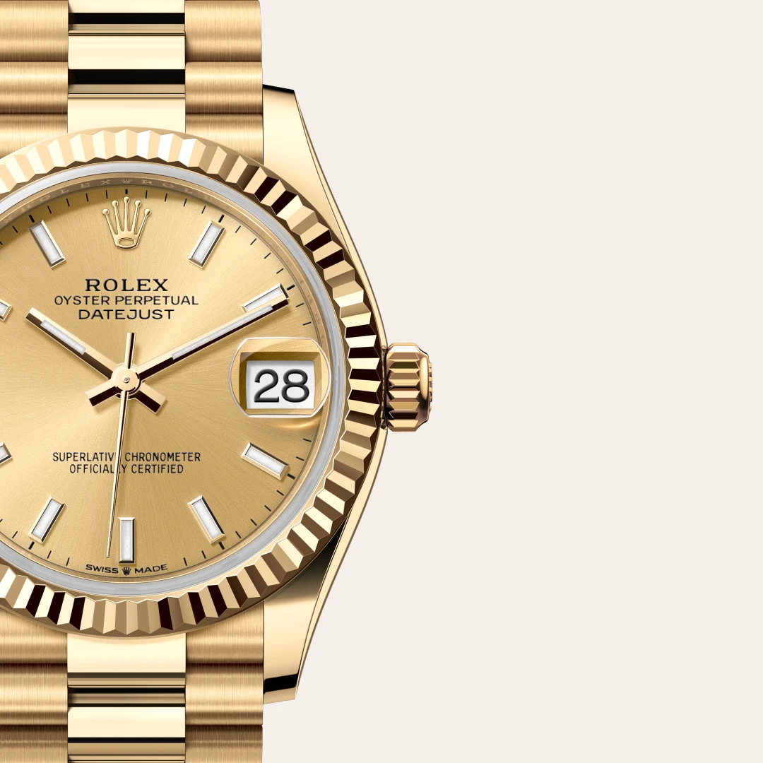 Rolex Datejust 31 en Or jaune 18 ct M278278-0040 chez Raynal