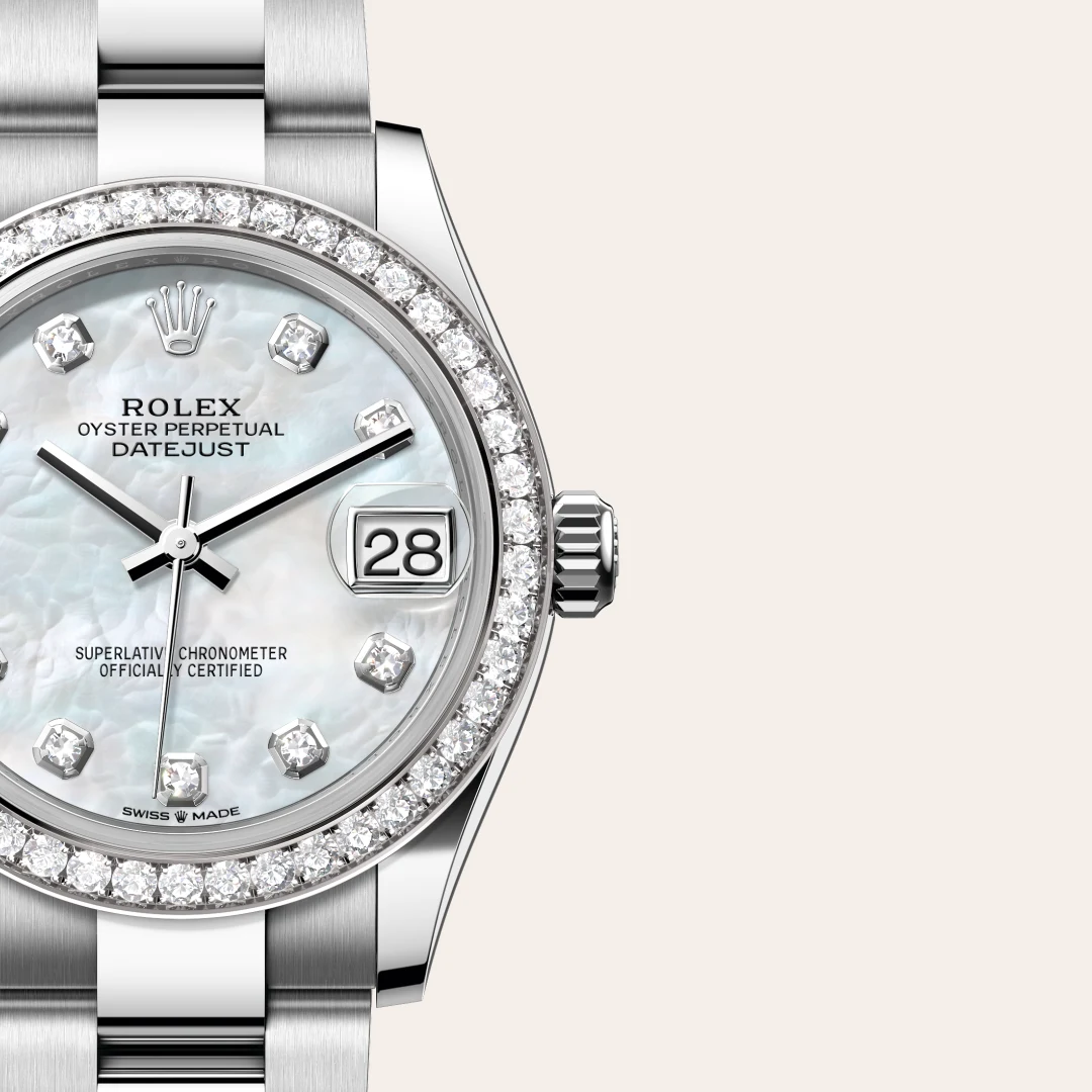 Rolex Datejust 31 en Rolesor gris – combinaison d’acier Oystersteel et d’or gris M278384RBR-0007 chez Maison Prieur