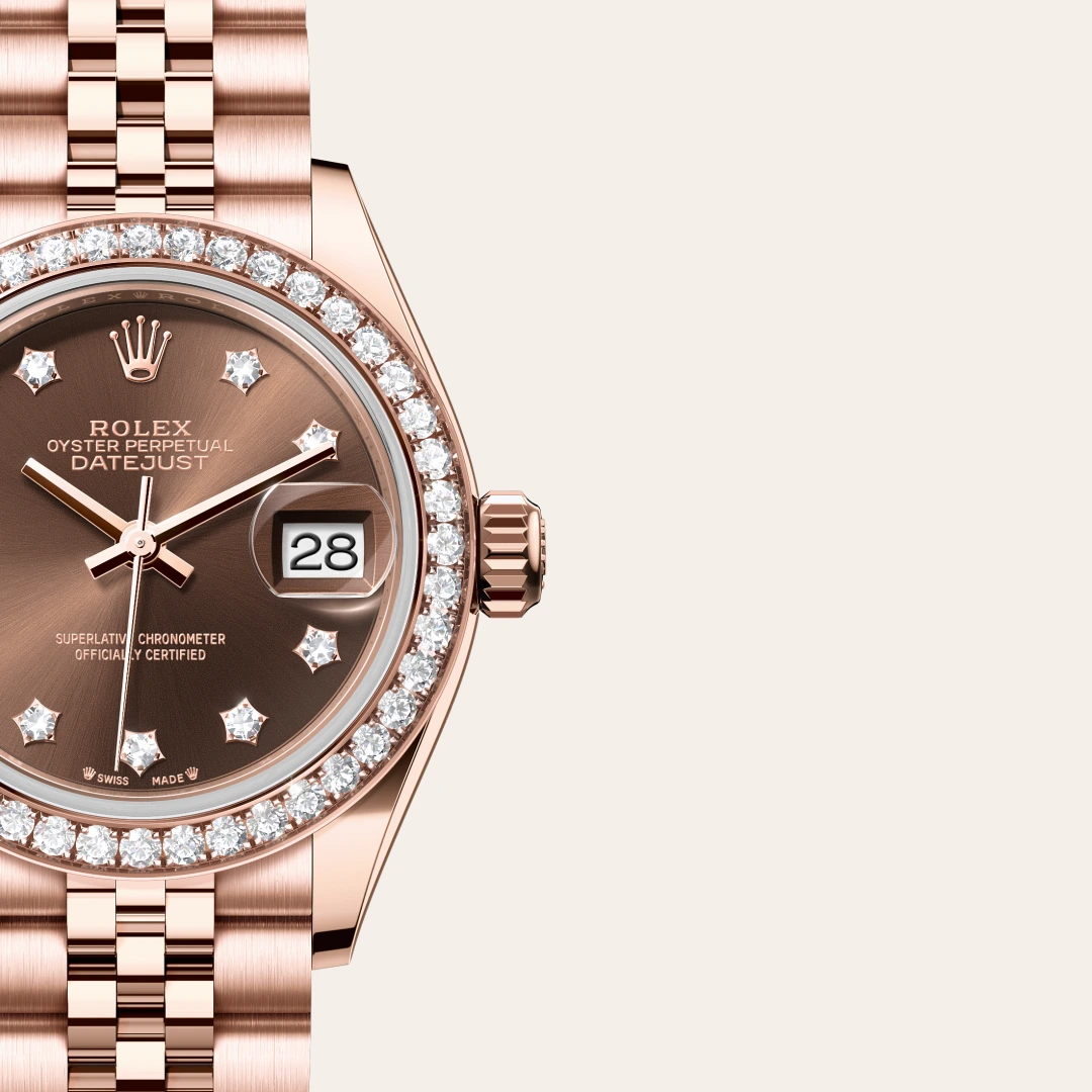 Rolex Lady-Datejust en Or Everose 18 ct M279135RBR-0002 chez Bijouterie Mornier