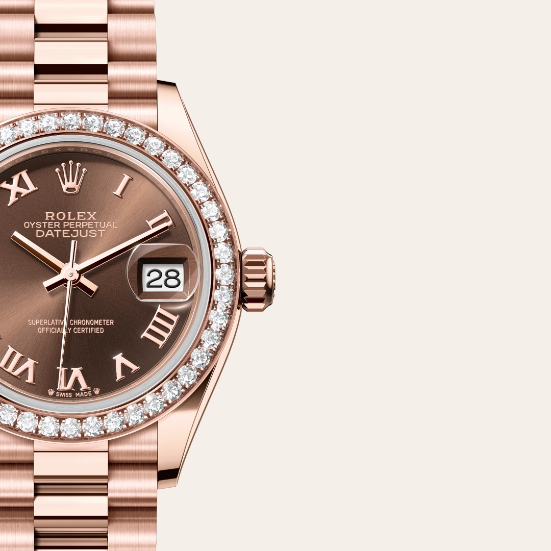 Rolex Lady-Datejust en Or Everose 18 ct M279135RBR-0016 chez Maison Prieur