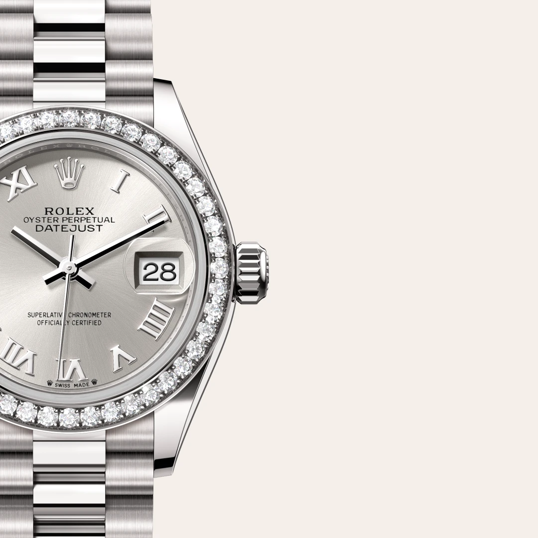 Rolex Lady-Datejust en Or gris 18 ct M279139RBR-0007 chez Bijouterie Mornier