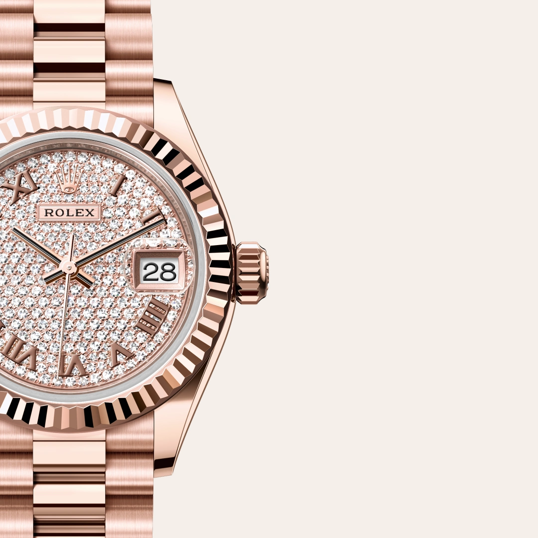 Rolex Lady-Datejust en Or Everose 18 ct M279175-0023 chez Raynal