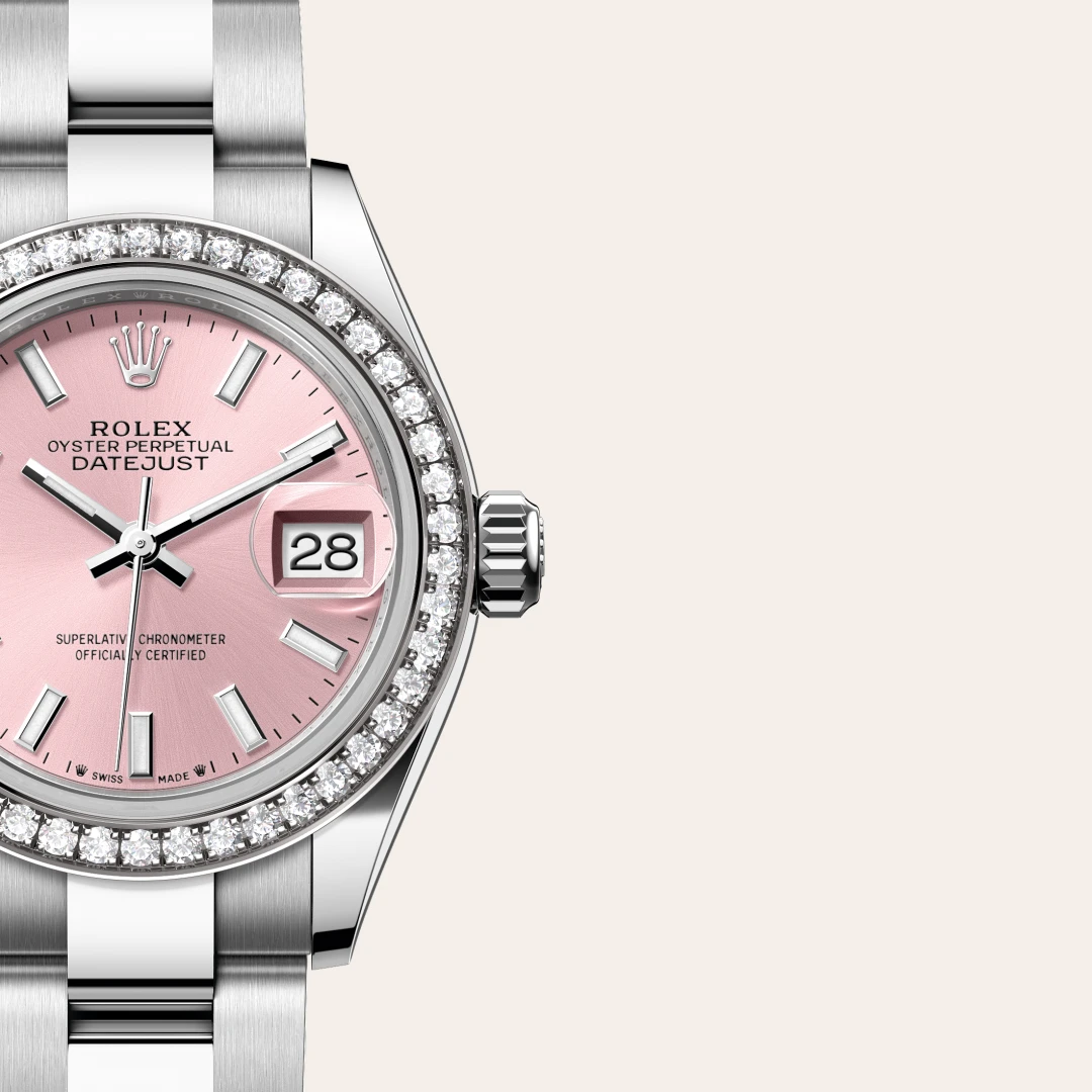 Rolex Lady-Datejust en Rolesor gris – combinaison d’acier Oystersteel et d’or gris M279384RBR-0002 chez Maison Prieur