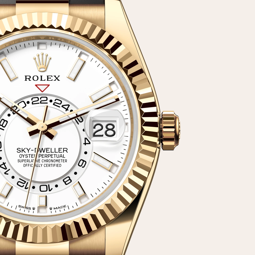 Rolex Sky-Dweller en Or jaune 18 ct M336238-0003 chez Ferret
