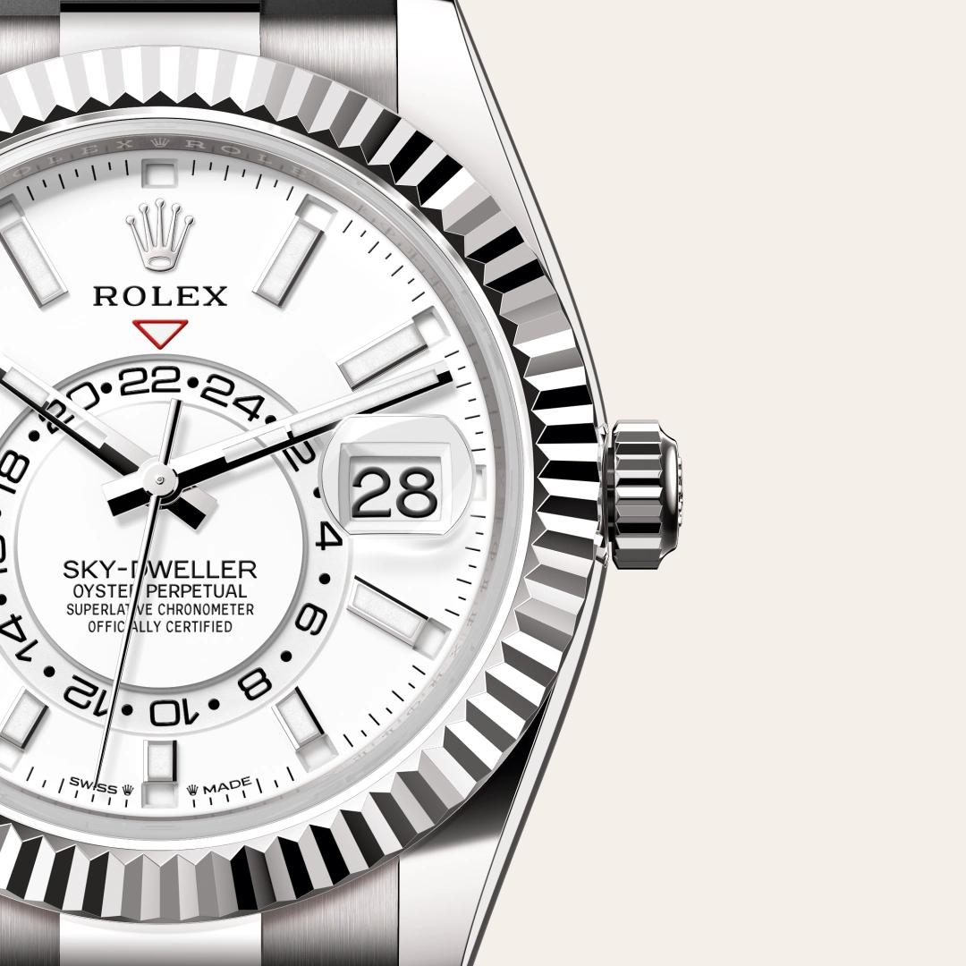 Rolex Sky-Dweller en Or gris 18 ct M336239-0003 chez Veron Roques
