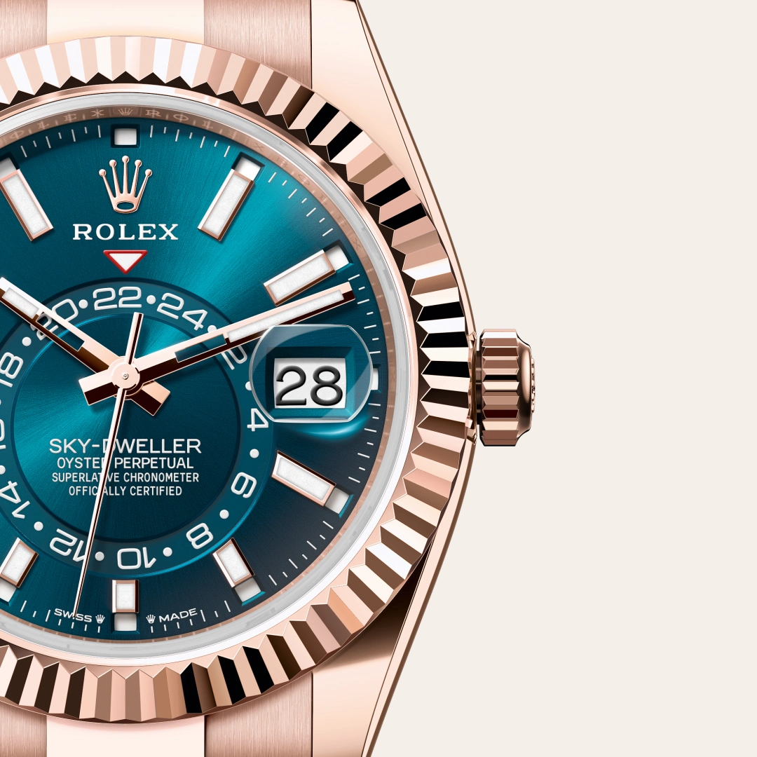 Rolex Sky-Dweller en Or Everose 18 ct M336935-0001 chez Dubail