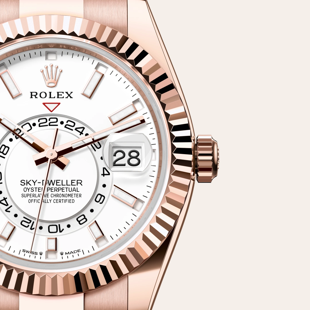 Rolex Sky-Dweller en Or Everose 18 ct M336935-0003 chez Ferret