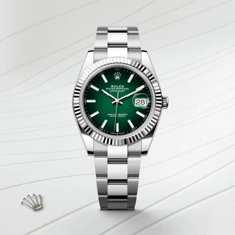 Rolex Datejust in White Rolesor - combination of Oystersteel and