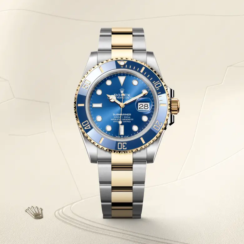 Rolex Submariner Date in Yellow Rolesor - combination of Oystersteel and yellow gold M126613LB-0002 at Charles Greig