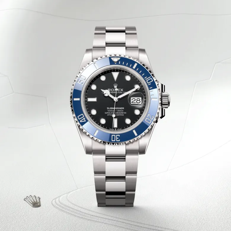 Rolex Submariner in 18 ct white gold, M126619LB-0003 Azuelos