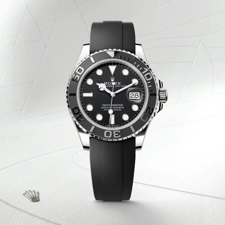 Rolex Yacht-Master 42 in 18 ct white gold M226659-0002 at Charles Greig
