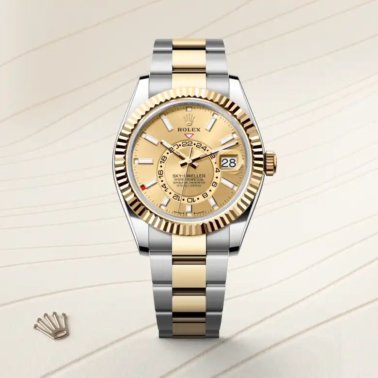 Rolex Sky-Dweller in Yellow Rolesor - combination of Oystersteel