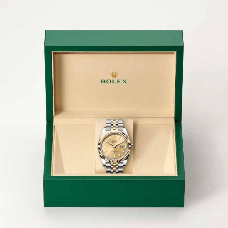 Rolex Datejust 41 in Yellow Rolesor - combination of Oystersteel and yellow gold M126333-0010 at Charles Greig