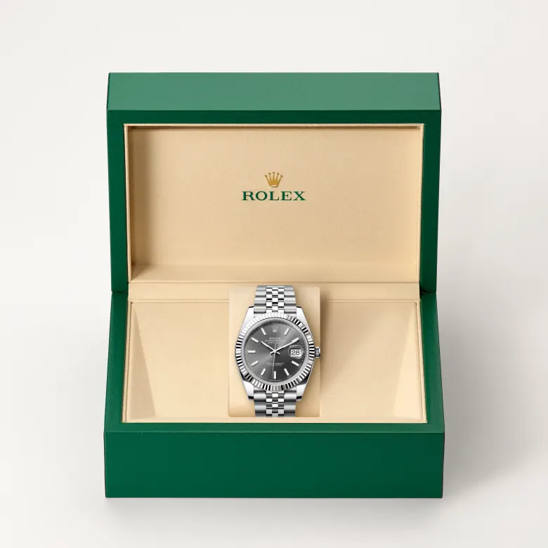 Rolex Datejust in White Rolesor - combination of Oystersteel and