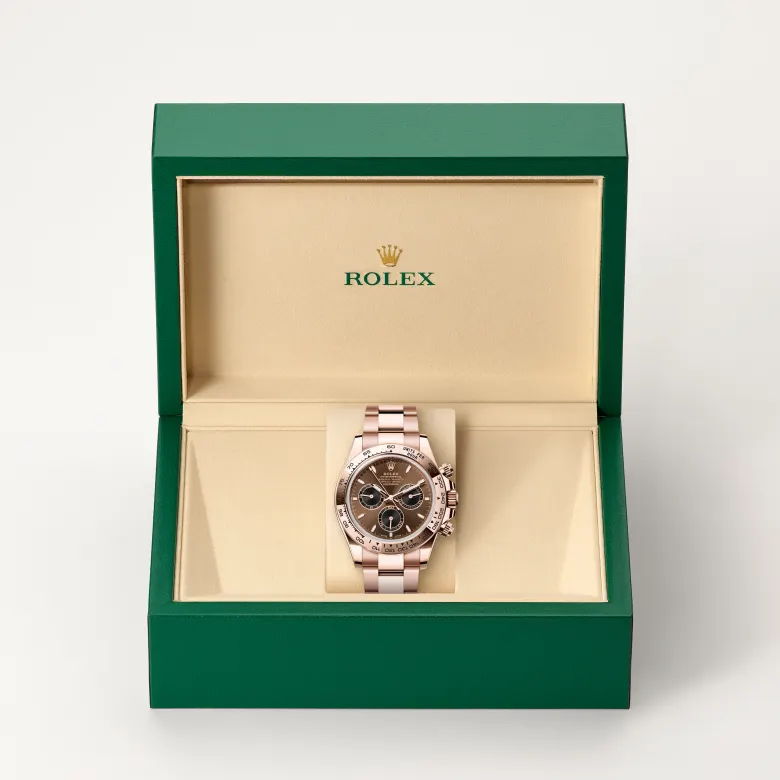 Rolex Cosmograph Daytona in 18 ct Everose gold, M126505-0005