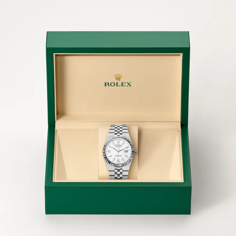 Rolex Land-Dweller en Rolesor gris – combinaison d'acier