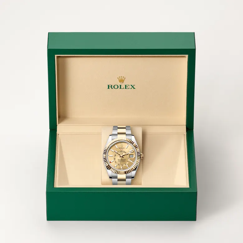 Rolex Sky-Dweller en Rolesor jaune – combinaison d'acier