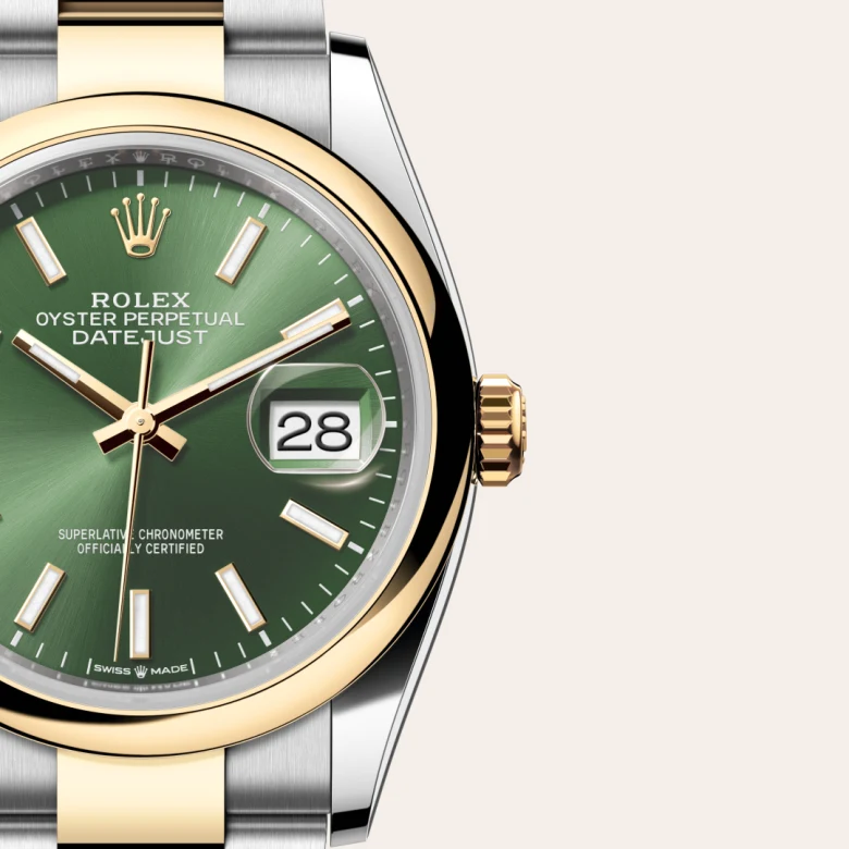 Rolex Datejust 36 in Yellow Rolesor - combination of Oystersteel and yellow gold M126203-0058 at Charles Greig