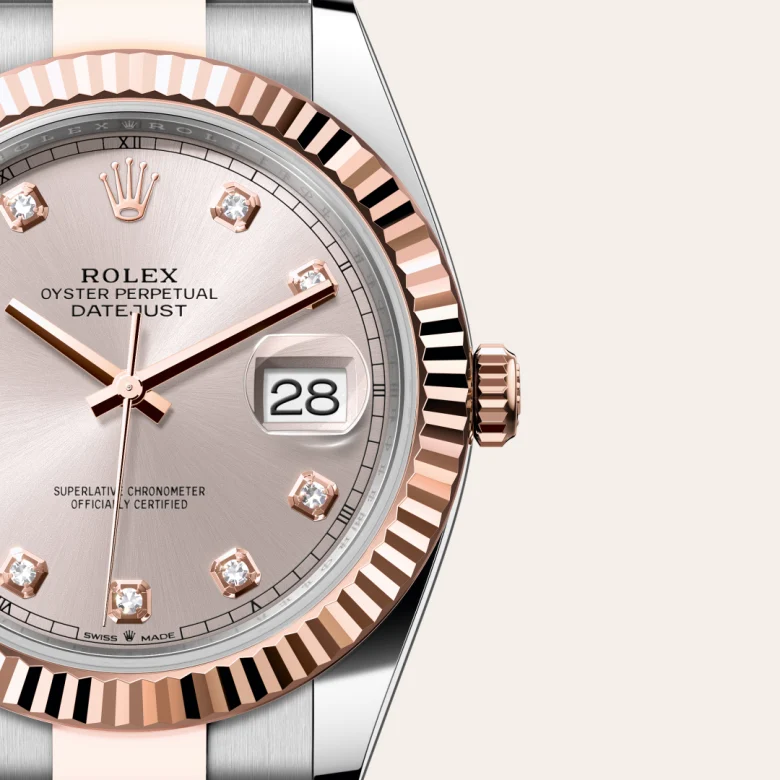 Rolex Datejust en Rolesor Everose – combinaison d'acier