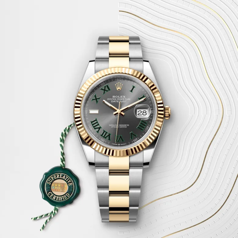 Rolex Datejust in Yellow Rolesor - combination of