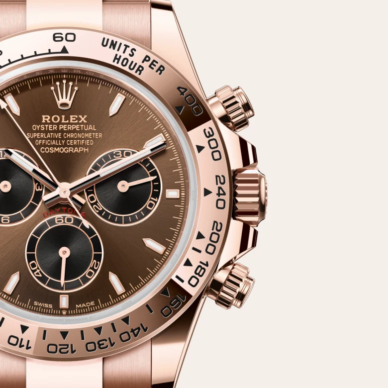 Rolex Cosmograph Daytona in 18 ct Everose gold M126505-0005 at Charles Greig