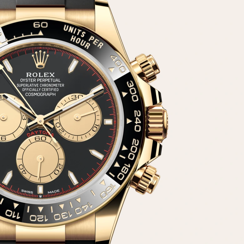 Rolex Cosmograph Daytona in 18 ct yellow gold M126518LN-0004 at Charles Greig