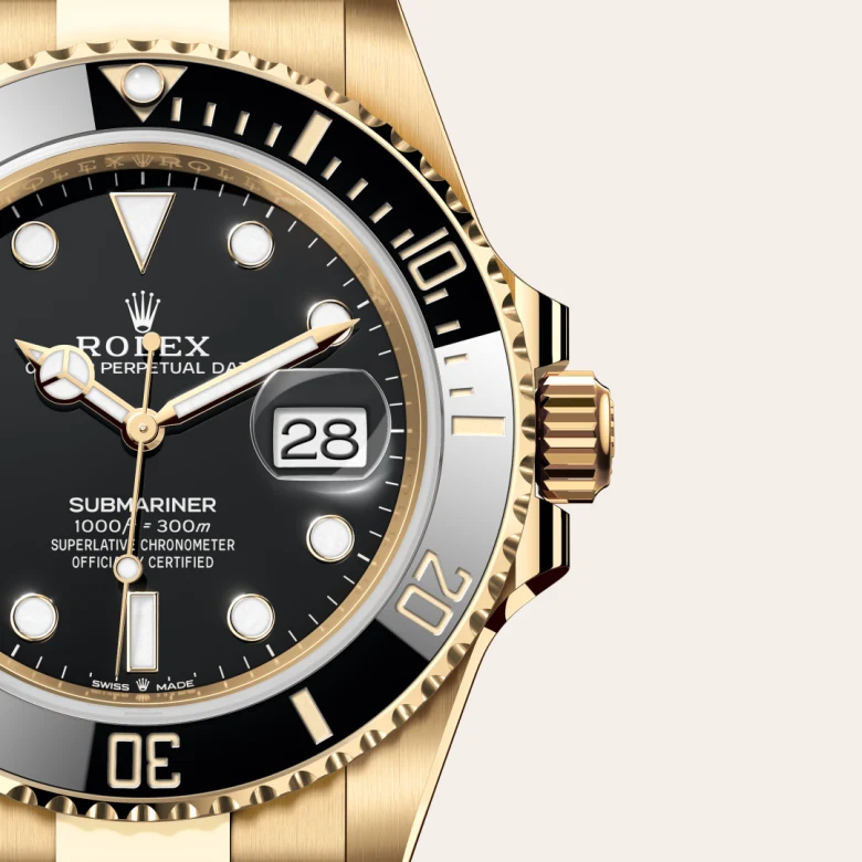 Rolex Submariner in 18 ct yellow gold, M126618LN-0002 | The Vault