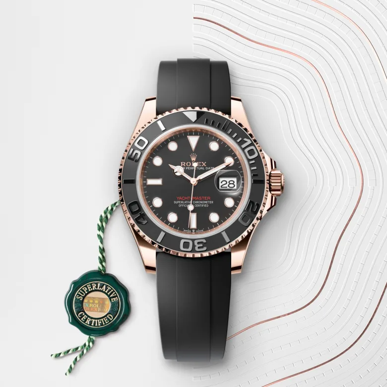 Rolex Yacht-Master in 18 ct Everose gold, M126655-0002 | Zegg