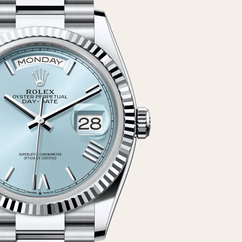 Rolex Day-Date in Platinum, M128236-0018 | Van Deijl