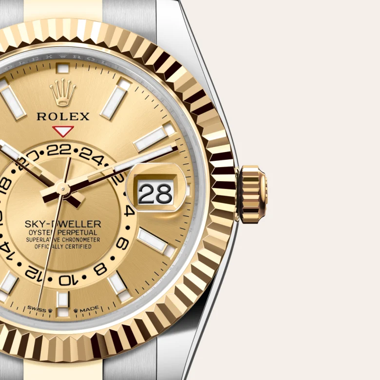 Rolex Sky-Dweller en Rolesor jaune – combinaison d'acier