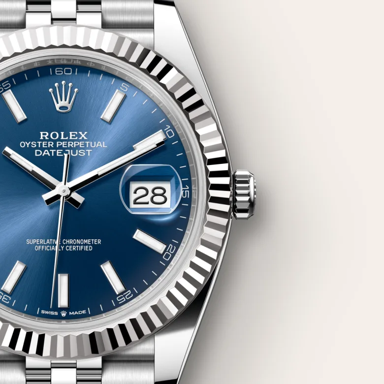 Rolex Datejust en Rolesor gris – combinaison d'acier Oystersteel