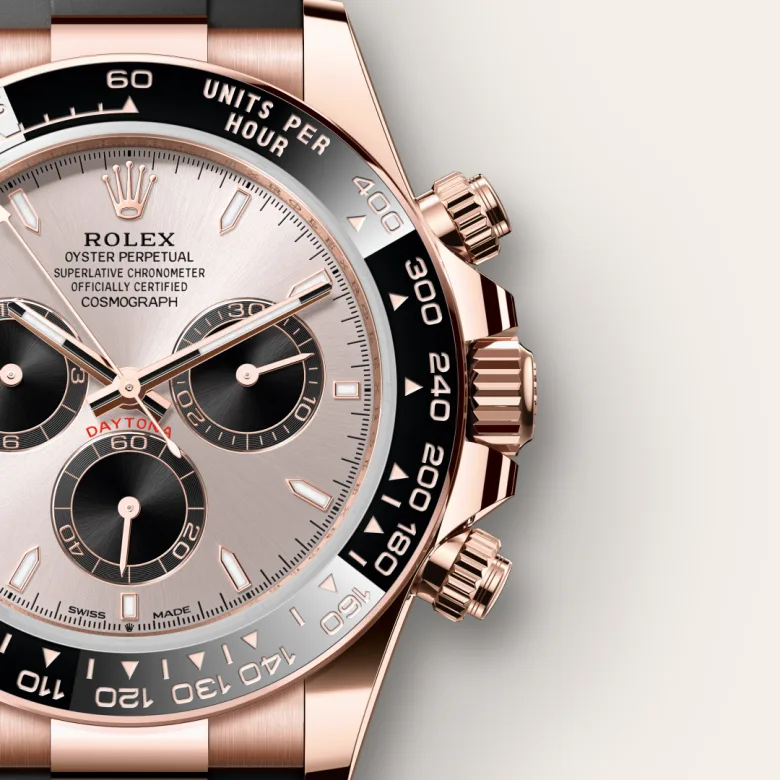 Rolex Cosmograph Daytona in 18 ct Everose gold, M126515LN-0006