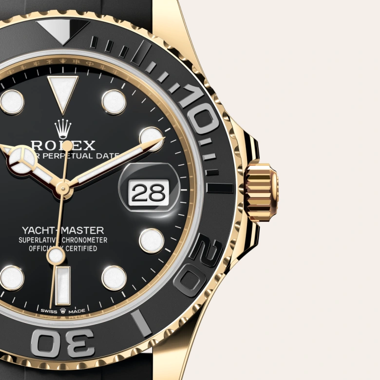 Rolex Yacht-Master in 18 ct yellow gold, M226658-0001 DOUX Joaillier