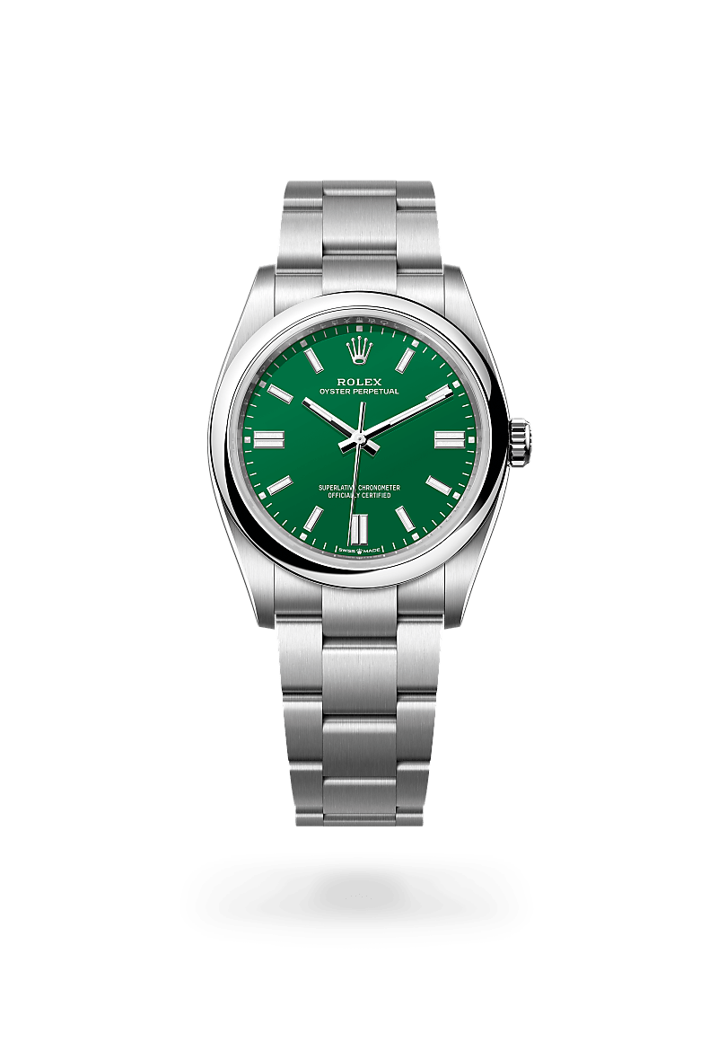 Rolex Oyster Perpetual 36 Oyster, 36 mm, acier Oystersteel - Joaillerie Jean Hardy
