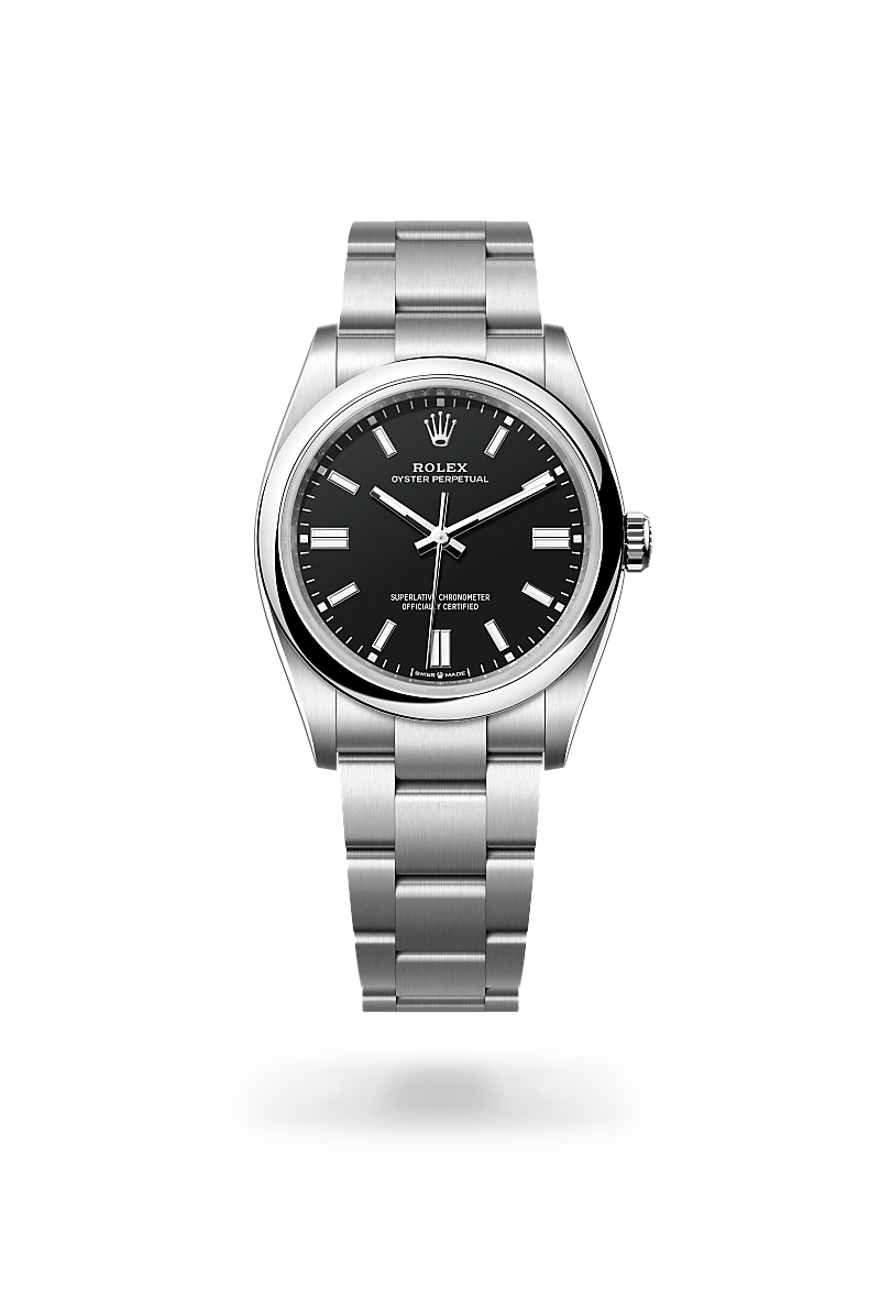 Rolex Oyster Perpetual 36 Oyster, 36 mm, acier Oystersteel - Joaillerie Jean Hardy